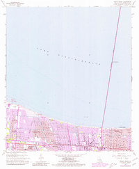 Indian Beach 1965 topographic map thumbnail