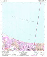 Indian Beach 1965 topographic map thumbnail