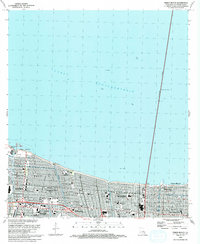 Indian Beach 1992 topographic map thumbnail