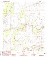 Irwin Lake 1982 topographic map thumbnail