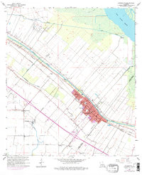 Jeanerette 1963 topographic map thumbnail