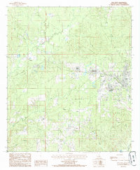 Jena West 1985 topographic map thumbnail