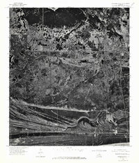 Johnsons Bayou 1975 topographic map thumbnail