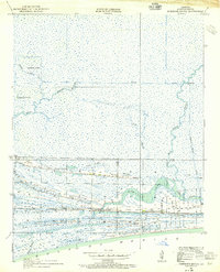 Johnsons Bayou 1934 topographic map thumbnail