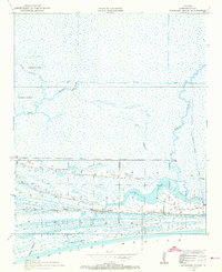 Johnsons Bayou 1934 topographic map thumbnail