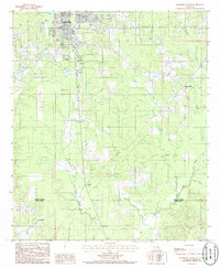 Jonesboro South 1985 topographic map thumbnail