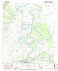 Jonesville North 1983 topographic map thumbnail