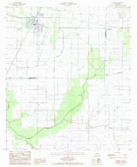 Kinder 1985 topographic map thumbnail