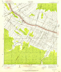 Labadieville 1938 topographic map preview