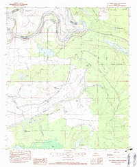 Lac Sainte Agnes 1982 topographic map thumbnail