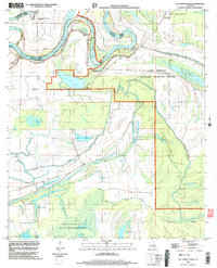 Lac Sainte Agnes 1999 topographic map thumbnail