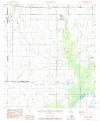 Lacassine 1985 topographic map thumbnail