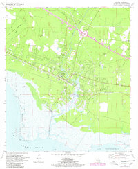 Lacombe 1971 topographic map thumbnail