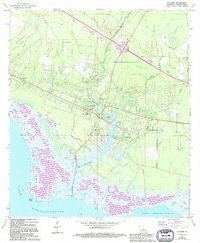 Lacombe 1971 topographic map thumbnail
