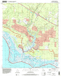 Lacombe 1998 topographic map thumbnail
