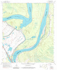 Lacour 1965 topographic map thumbnail