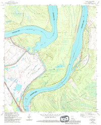 Lacour 1965 topographic map thumbnail