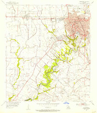 Lafayette 1955 topographic map thumbnail