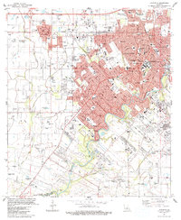Lafayette 1983 topographic map thumbnail