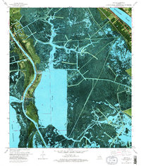 Lafitte 1973 topographic map preview