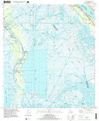 Lafitte 1995 topographic map thumbnail
