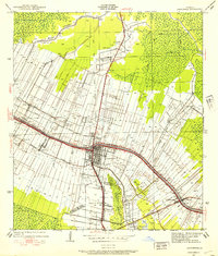 Lafourche 1938 topographic map thumbnail