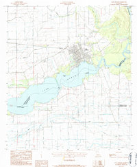 Lake Arthur 1984 topographic map thumbnail