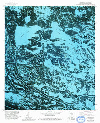 Lake Batola 1973 topographic map thumbnail