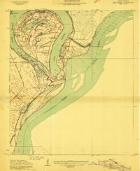 Lake Bruen topographic map thumbnail
