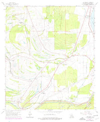 Lake Bruin 1963 topographic map thumbnail