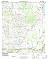 Lake Bruin 1994 topographic map thumbnail