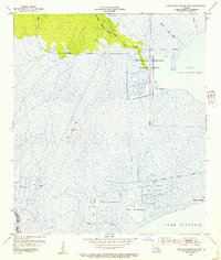 Lake Cataouatche West 1952 topographic map thumbnail