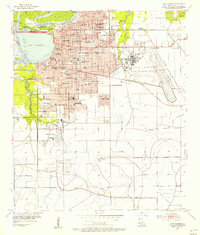 Lake Charles 1955 topographic map thumbnail