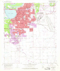 Lake Charles 1955 topographic map thumbnail