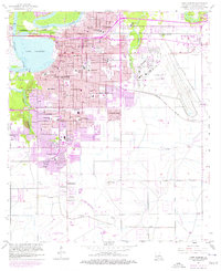 Lake Charles 1955 topographic map thumbnail
