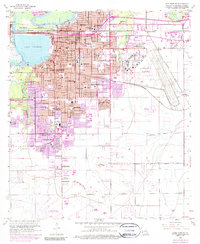 Lake Charles 1955 topographic map thumbnail