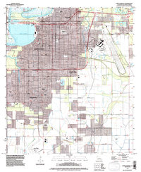 Lake Charles 1994 topographic map thumbnail
