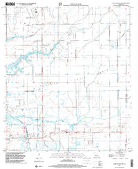 Lake Charles SW 1998 topographic map thumbnail