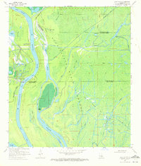 Lake Chicot 1970 topographic map thumbnail
