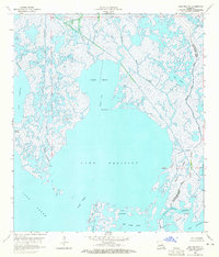 Lake Felicity 1964 topographic map thumbnail