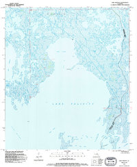Lake Felicity 1994 topographic map thumbnail