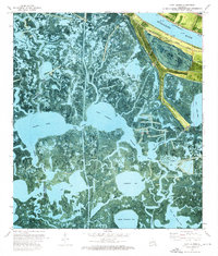 Lake Laurier 1973 topographic map thumbnail