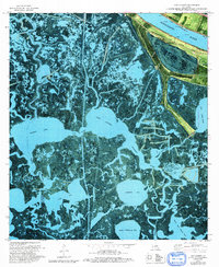 Lake Laurier 1973 topographic map thumbnail