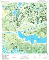 Lake Misere 1980 topographic map thumbnail