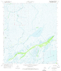 Lake Penchant 1964 topographic map thumbnail
