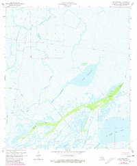 Lake Penchant 1964 topographic map thumbnail