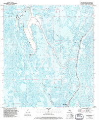 Lake Quitman 1994 topographic map thumbnail