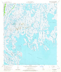 Lake Tambour 1964 topographic map thumbnail