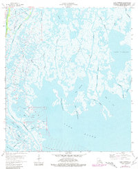 Lake Tambour 1964 topographic map thumbnail
