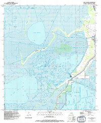 Lake Theriot 1994 topographic map thumbnail